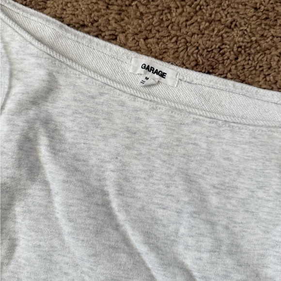 Garage Cropped Crewneck Top - Picture 2 of 4